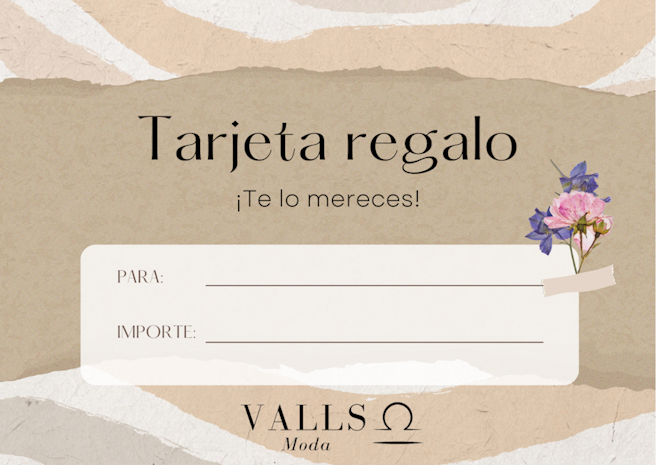 Tarjeta Regalo Moda Valls